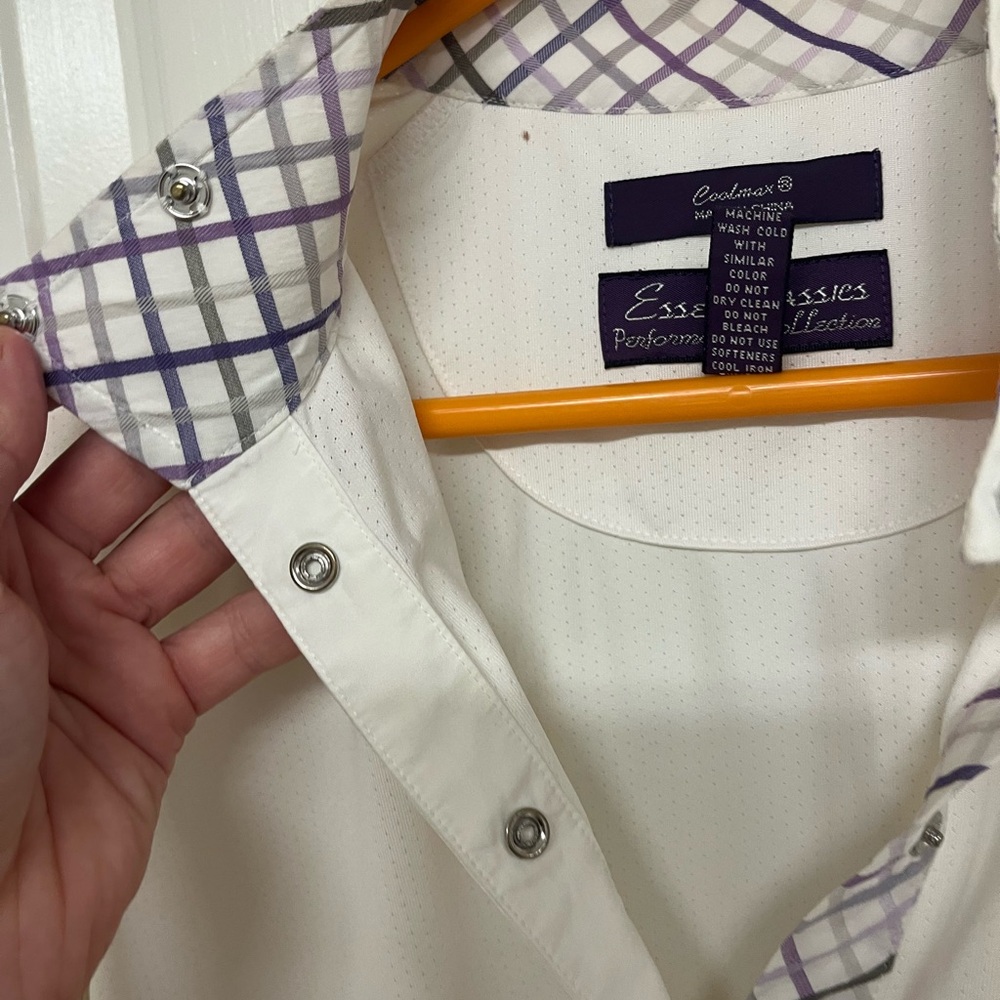 Essex mesh sleeve show shirt M